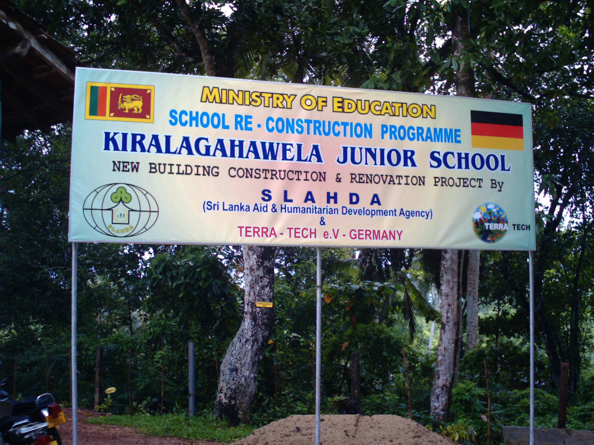 SLAHDA and Terra Tech school reconstruction programme